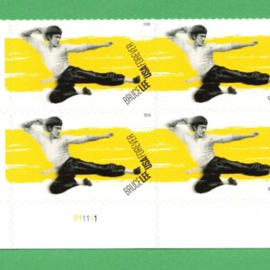 Scott #6055 Bruce Lee Plate Block of 4 Forever Stamps - MNH 2026 LL