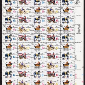 Scott #1418c (1415a-1418a) Toys Precancel Sheet of 50 Stamps - MNH LR #2