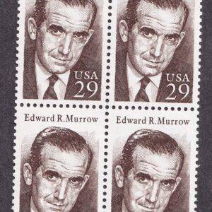 Scott #2812 Edward Murrow Block of 4 Stamps - MNH