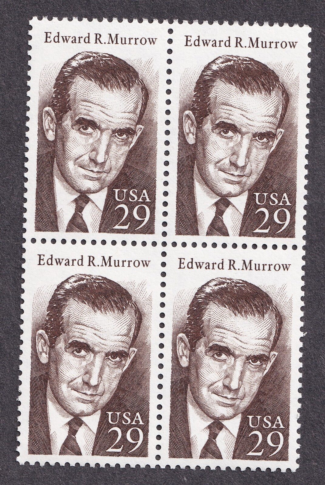 Scott #2812 Edward Murrow Block of 4 Stamps - MNH