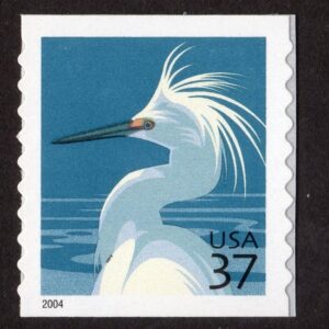 Scott #3829A Snowy Egret Single Stamp - MNH
