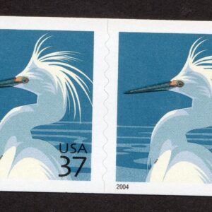 Scott #3829A Snowy Egret Pair of Stamps - MNH