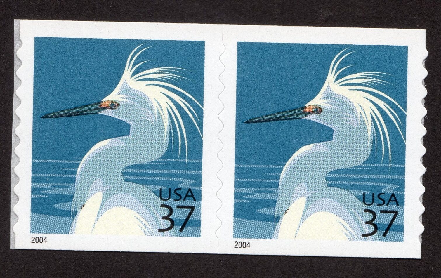 Scott #3829A Snowy Egret Pair of Stamps - MNH