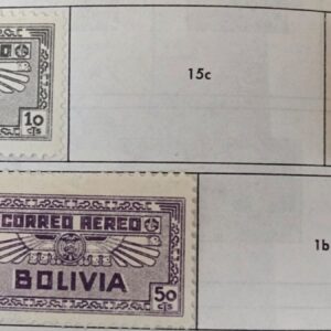 Stamp Bolivia 1932 Airmail C36, C38, C40 MH