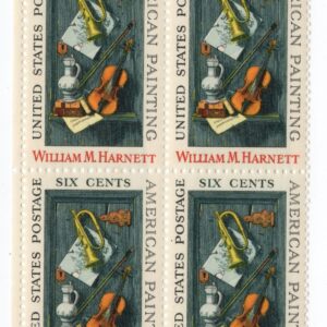 Scott #1386 William M. Harnett "Old Models" Block of 4 Stamps - MNH