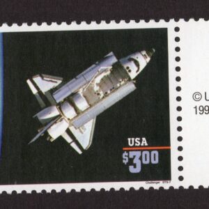 Scott #2544b 1996 Space Shuttle Single Stamp - MNH w/Copyright Selvage