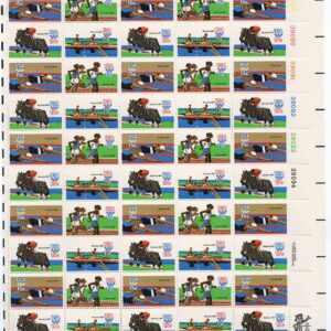Scott #1794a (1791-94) 1980 Summer Olympics Sheet of 50 Stamps - MNH