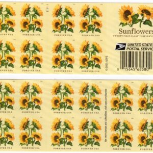 Scott #6067 Sunflower Booklet of 20 Forever Stamps - MNH