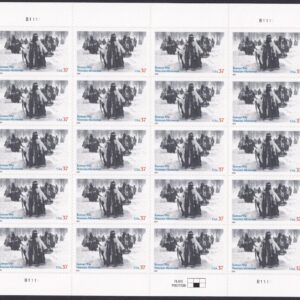 Scott #3803 Korean War Memorial Full Sheet of 20 Stamps - MNH