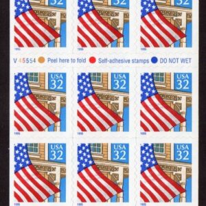 Scott #2920a Flag over Porch Booklet of 20 Stamps - MNH P#V45554