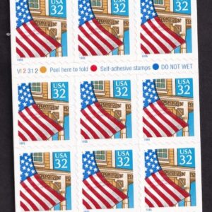 Scott #2920a Flag over Porch Booklet of 20 Stamps - MNH P#V12312