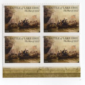 Scott #4805 Lake Erie War of 1812 Block of 4 Forever Stamps - MNH Bottom Selvage