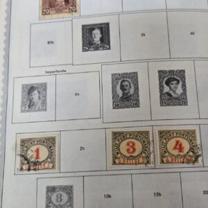 Stamp Bosnia 1916-18 #106, 108, 111; J1, J3-J4. J14-J16 used