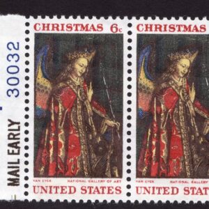 Scott #1363 Angel Gabriel Mail Early Pair of Stamps - MNH