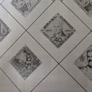 Stamp Brazil 1945 #625,630,631-632,635 (MH),637-638,642; Air Post C61,C83 used