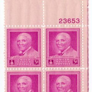Scott #953 Dr. George Washington Carver Block of 4 Stamps - MNH P#23653 UR