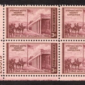 Scott #944 Stephen Watts Kearney Plate Block of 4 Stamps - MNH P#23519 LL