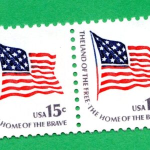 Scott #1598 Fort McHenry Flag Booklet Pair of Stamps - MNH
