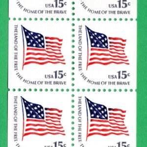 Scott #1598a Fort McHenry Flag Booklet Pane of 8 Stamps - MNH #2
