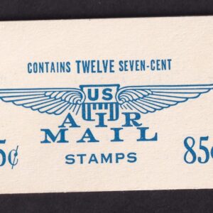 Scott #BKc7 (c60a) Jet Red Air Mail Booklet of 12 Stamps - MNH