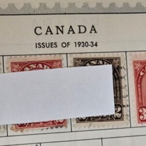Stamp Canada1930-31 #163, 167-168 MH