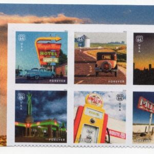 Scott #6074-6081 Route 66 Title Block of 8 Forever Stamps - MNH In Stock