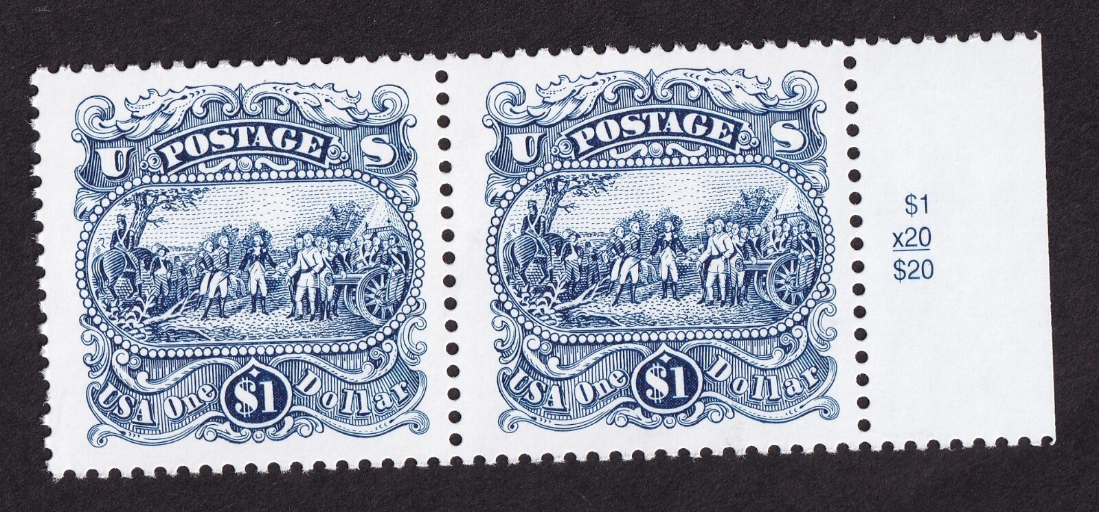 Scott #2590 Saratoga (Benedict Arnold) Pair of Stamps - MNH w/Price