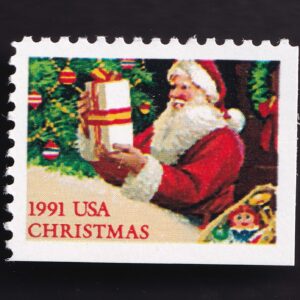 Scott #2583 Santa with Present Booklet Single Stamp - MNH