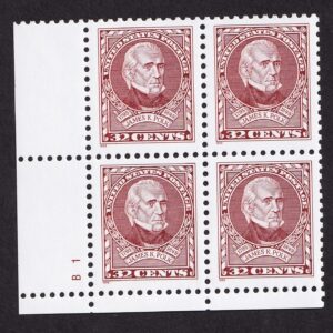 Scott #2587 James K. Polk Plate Block Of 4 Stamps - MNH P#B1 LL