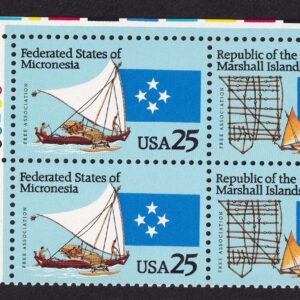 Scott #2507a Marshall & Micronesia Islands Block of 4 Stamps - MNH UL