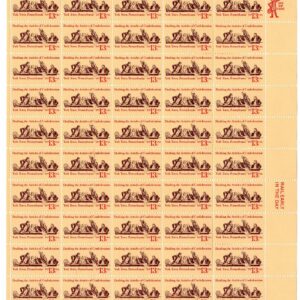 Scott #1726 Articles of Confederation Sheet of 50 Stamps - MNH P#37915 LR
