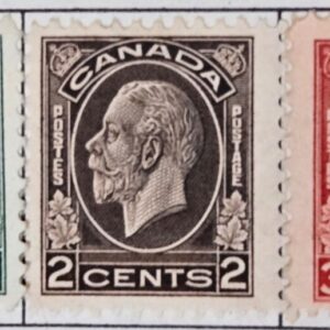 Stamp Canada 1932 #195-197, 212 MH