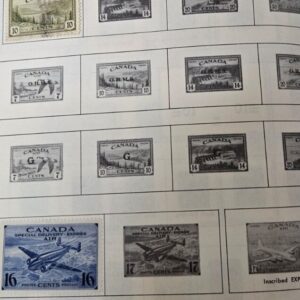 Stamp Canada 1942-46 Air Post C7-C9 Sp Del E10 Air Post & Sp Del CE1 Post #269