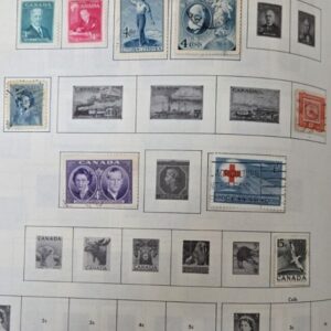 Stamp Canada 1947-56 #274-277,282,303-304,313,315,317,349-350,357-359,361 & O37