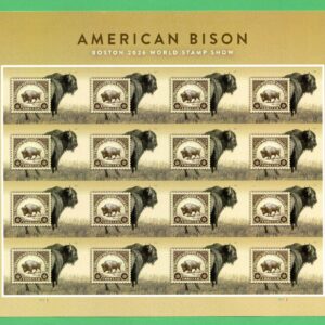 Scott #6098 American Bison Sheet of 16 Forever Stamps - MNH