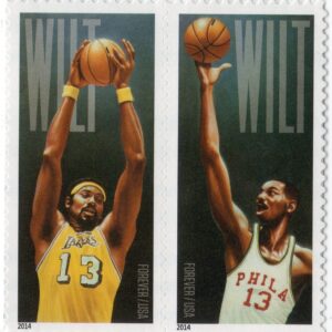 Scott #4951 Wilt Chamberlain Pair of Forever Stamps - MNH