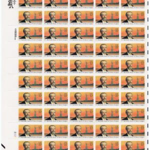 Scott #2147 F. A. Bartholdi Statue of Liberty Sculptor Sheet of 50 Stamps - MNH