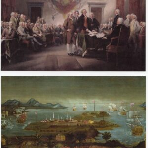 Scott #6087-6096 Treasures of Revolution Era 2 Booklet Panes of 10 Stamps mounts