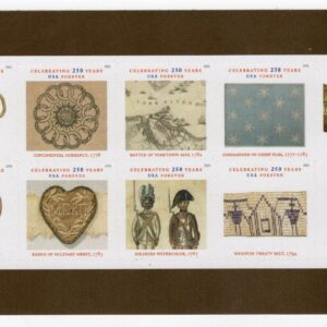 Scott #6087-6096 Treasures of Revolutionary Era Booklet Pane of 10 Stamps - MNH