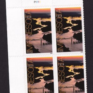Scott #4266 Minnesota Bridge Plate Block of 4 Stamps - MNH UL