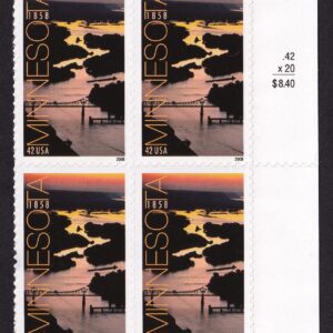 Scott #4266 Minnesota Bridge Block of 4 Stamps - MNH w/Price
