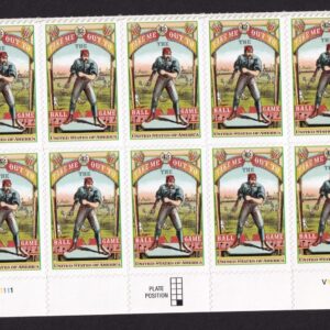 Scott #4341 Take Me Out To the Ballgame Plate Block of 10 Stamps - MNH Bottom