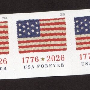 Scott #6108 1776 Flag Coil Strip of (5) Stamps - MNH APU