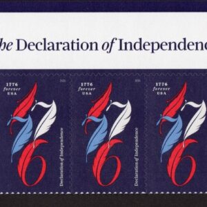 Scott #6114 1776 Declaration of Independence Title Block of 5 Stamps - MNH