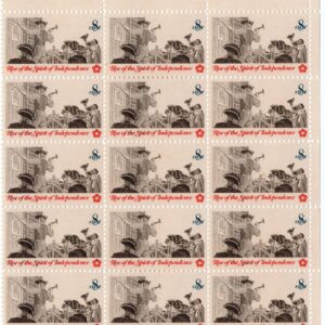 Scott #1477 Rise of the Spirit of Independence Block of 15 Stamps - MNH