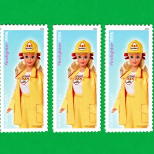 Scott #6115d Barbie You Can Be Anything Firefighter (5) Five Forever Stamps