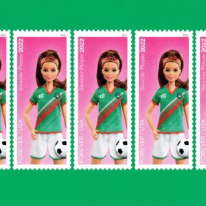 Scott #6115i Barbie You Can Be Anything Soccer Player (5) Five Forever Stamps
