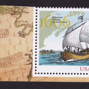 Scott #4074 Samuel de Champlain East Coast Single Stamp - MNH