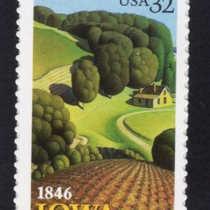 Scott #3089a 32¢ Iowa (Hawkeyes) Booklet Single Stamp - MNH