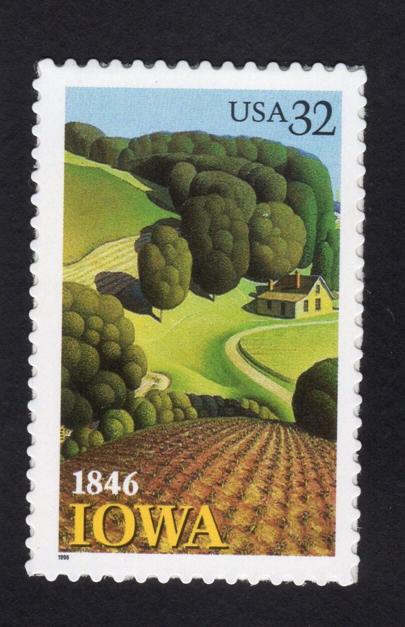 Scott #3089a 32¢ Iowa (Hawkeyes) Booklet Single Stamp - MNH